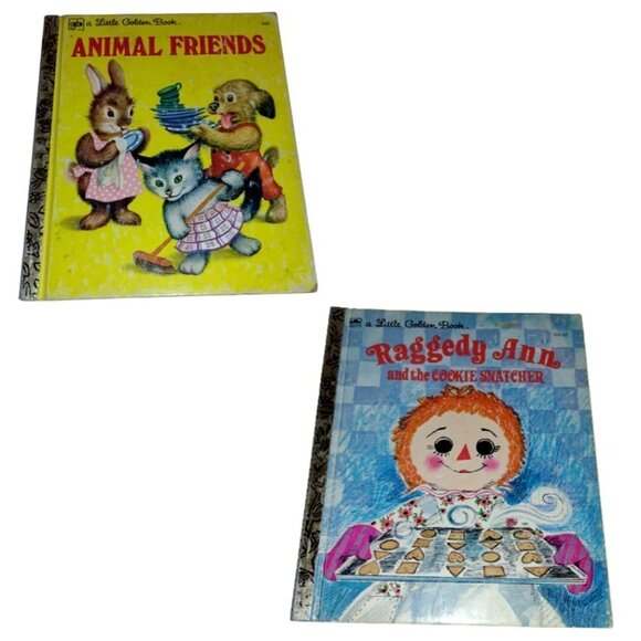 Vintage Lot of 2 Little Golden Books - 1972 & 1976 - Picture 1 of 13